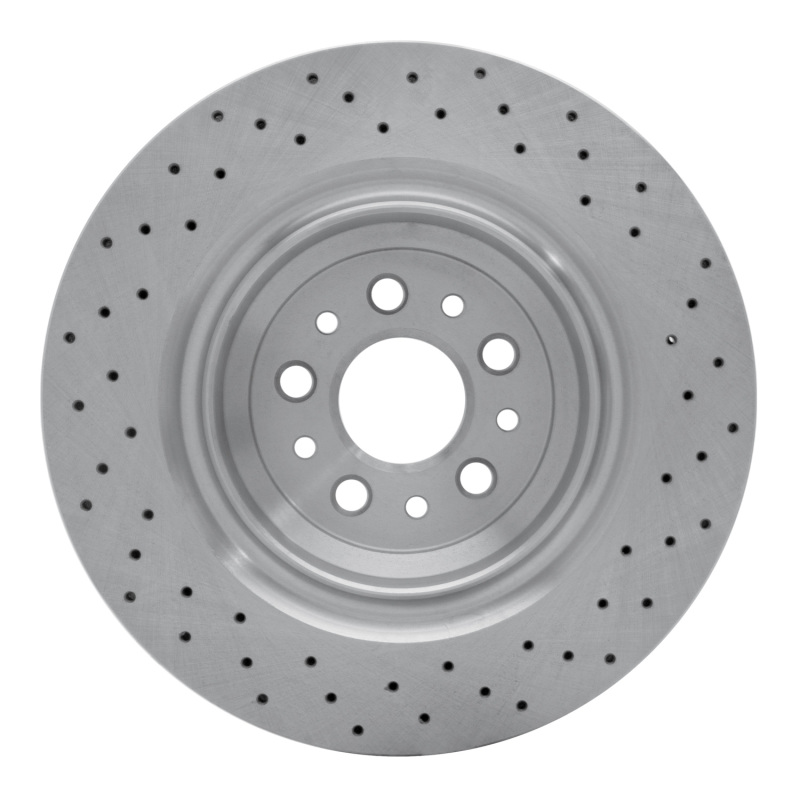 Maserati Ghibli Brake Rotor (1) - Rear - R1 Concepts - Drilled - `14-`22